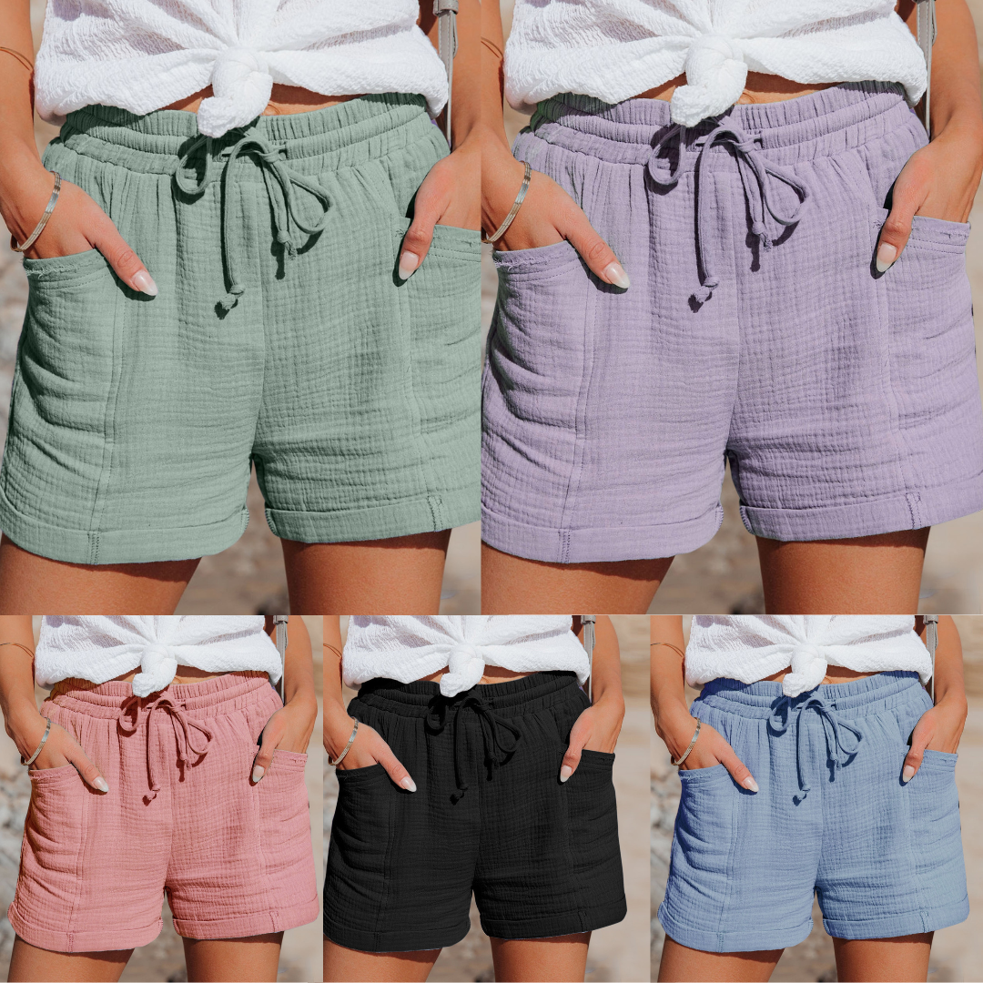 Sophia™ - Eleganta shorts i bomull