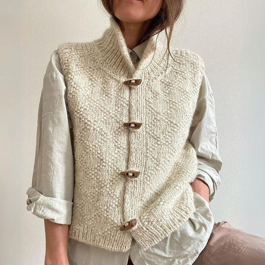 Dallarna - Enkel ärmlös cardigan