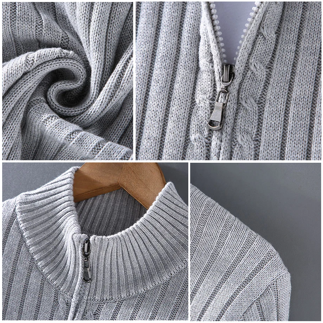 Kevin™ - Snygg cardigan i elegant ull